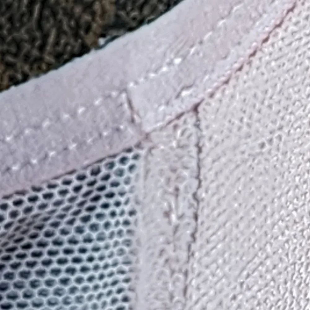 XL/34DD Stretch Mesh Bustier Snap Crotch Bodysuit- UNWORN -repaired factory flaw - Picture 11 of 11